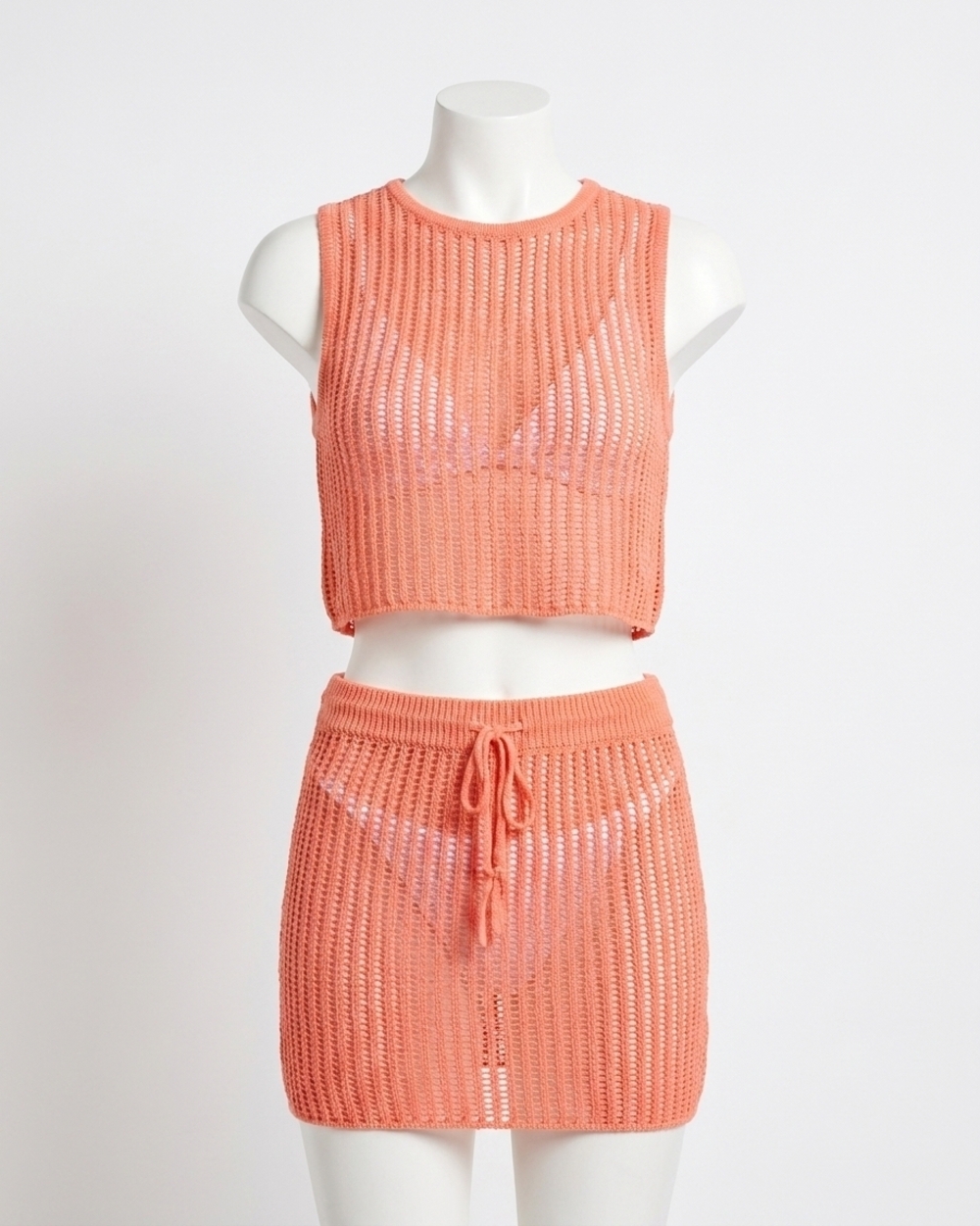NEW L*SPACE sander crochet top in freshly squeezed